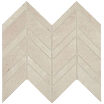 Picture of Marazzi - Modern Formation Chevron Mosaic Peak White