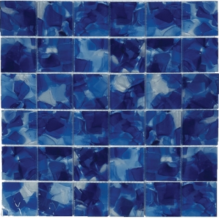 Picture of Tesoro - Flower Glass Mosaic 2 x 2 Iris