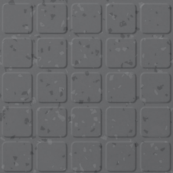 Picture of Roppe - Symmetry Raised Square Charcoal