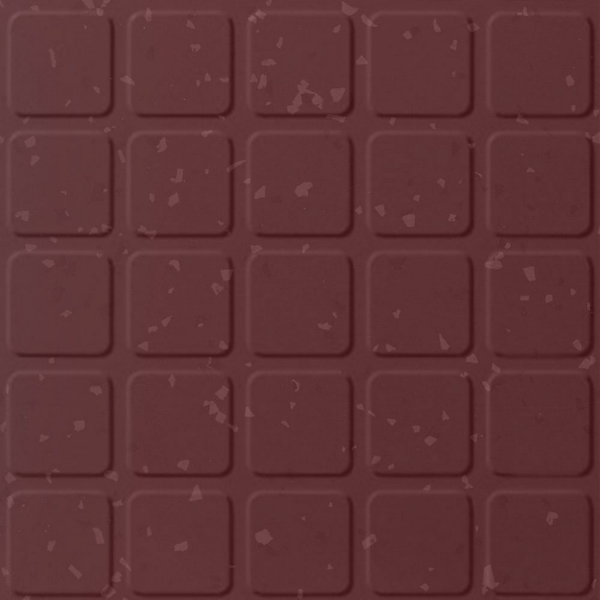 Picture of Roppe - Symmetry Raised Square Cinnabar