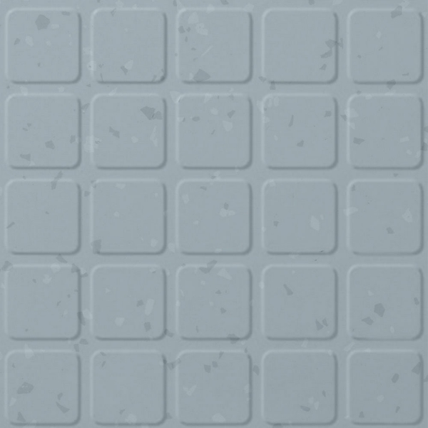 Picture of Roppe - Symmetry Raised Square Peaceful Blue