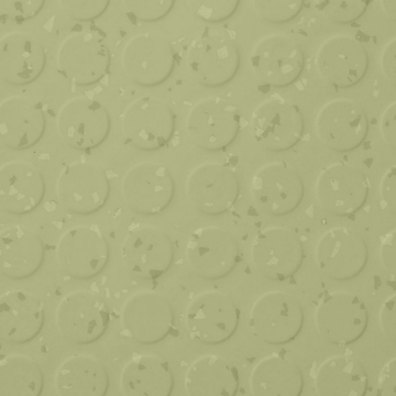 Picture of Roppe - Symmetry Low Profile Raised Circular Pear Green