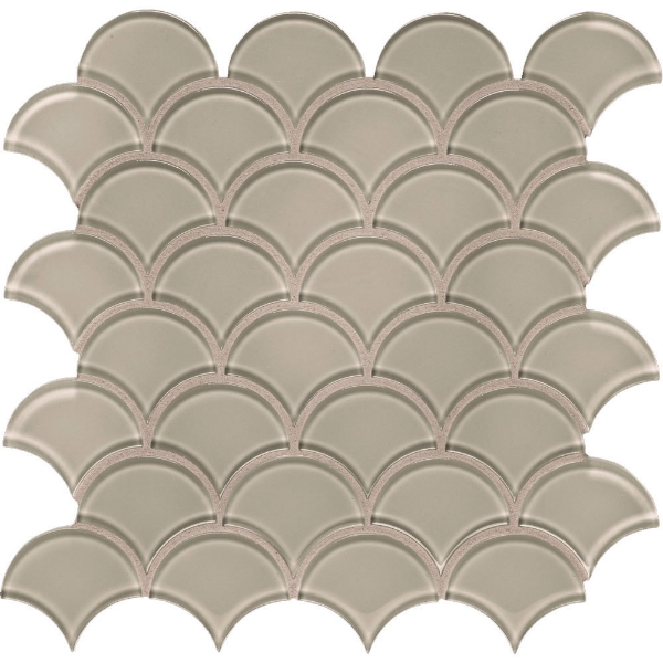Picture of Tesoro - Element Glass Mosaic Scallop Smoke