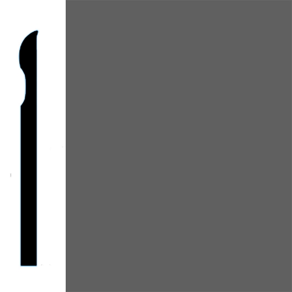 Picture of VPI Corp. - Low Dirt Retention Wallbase LDR2 4-inch Charcoal