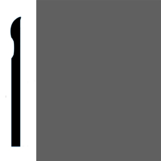 Picture of VPI Corp. - Low Dirt Retention Wallbase LDR2 6-inch Charcoal