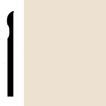 Picture of VPI Corp. - Low Dirt Retention Wallbase LDR2 6-inch Papyrus