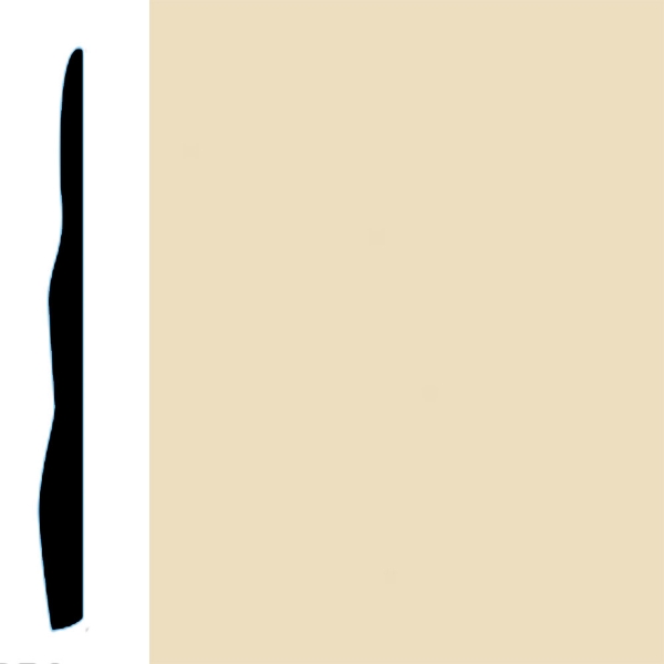 Picture of VPI Corp. - Low Dirt Retention Wallbase LDR4 4 1/2-inch Eggshell