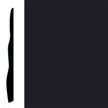 Picture of VPI Corp. - Low Dirt Retention Wallbase LDR4 4 1/2-inch Jet