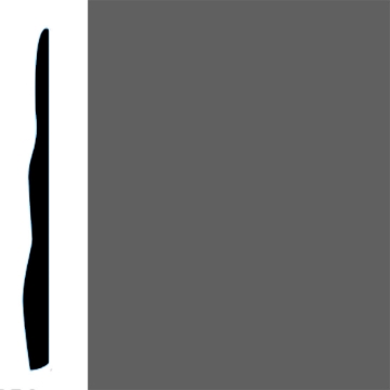 Picture of VPI Corp. - Low Dirt Retention Wallbase LDR4 5 1/2-inch Charcoal