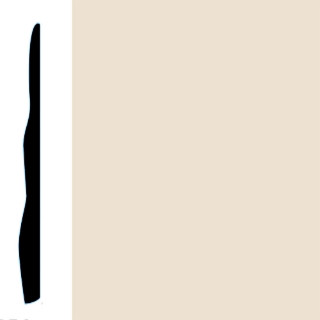 Picture of VPI Corp. - Low Dirt Retention Wallbase LDR4 5 1/2-inch Papyrus