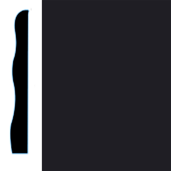 Picture of VPI Corp. - Low Dirt Retention Wallbase LDR5 3 1/2-inch Jet