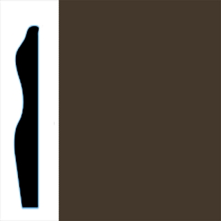 Picture of VPI Corp. - Low Dirt Retention Wallbase LDR6 3-inch Burnt Umber