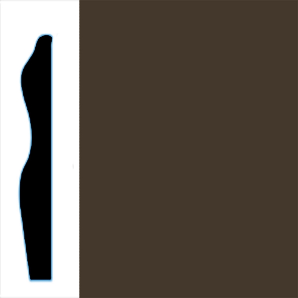 Picture of VPI Corp. - Low Dirt Retention Wallbase LDR6 3-inch Burnt Umber