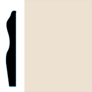 Picture of VPI Corp. - Low Dirt Retention Wallbase LDR6 3-inch Papyrus