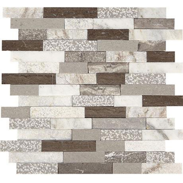 Picture of Marazzi - Predella Mosaic Random Linear Reverent Taupe Blend