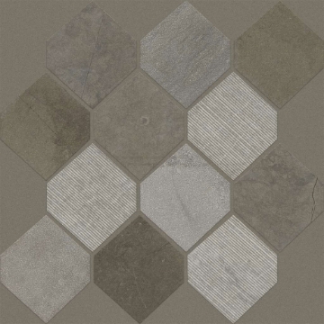 Picture of Shaw Floors - Boca Stretch Hex Foussana Gray