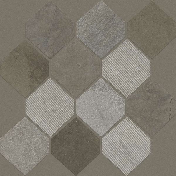 Picture of Shaw Floors - Boca Stretch Hex Foussana Gray