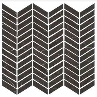 Picture of Shaw Floors - Affair Chevron Black Tie