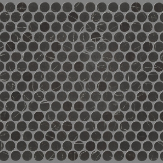 Picture of Shaw Floors - Affair Penny Round Black Tie