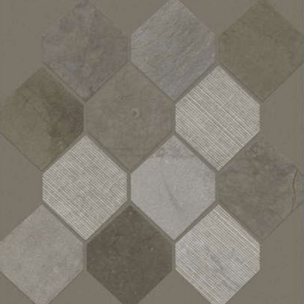 Picture of Shaw Floors - Del Ray Mosaic Stretch Hex Foussana Gray