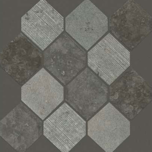 Picture of Shaw Floors - Del Ray Mosaic Stretch Hex Milly Gray