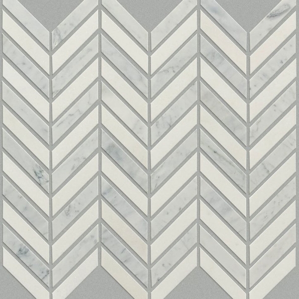 Picture of Shaw Floors - Estate Mosaic Chevron Bianco Carrara