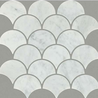 Picture of Shaw Floors - Estate Mosaic Fan Bianco Carrara