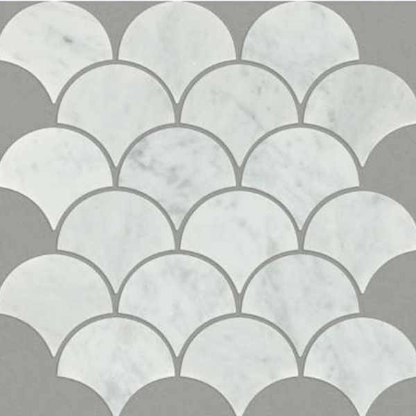 Picture of Shaw Floors - Estate Mosaic Fan Bianco Carrara