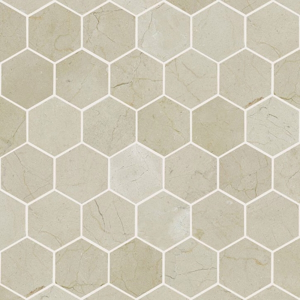 Picture of Shaw Floors - Estate Mosaic Hexagon Crema Marfil