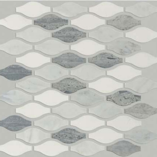 Picture of Shaw Floors - Estate Mosaic Ornamental Bianco Blue Grey Thassos