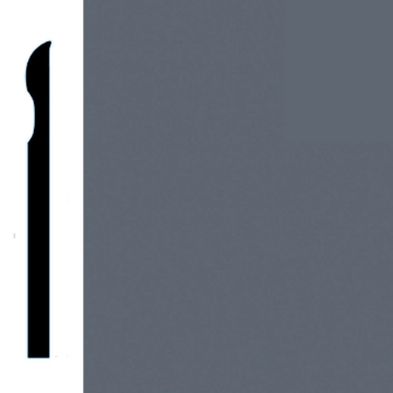 Picture of VPI Corp. - Low Dirt Retention Wallbase LDR2 4-inch Charcoal Slate