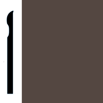 Picture of VPI Corp. - Low Dirt Retention Wallbase LDR2 4-inch Roasted Chestnut