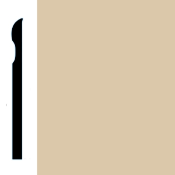 Picture of VPI Corp. - Low Dirt Retention Wallbase LDR2 4-inch Sahara