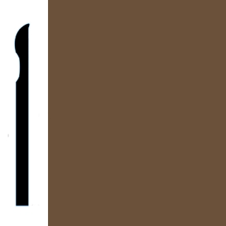 Picture of VPI Corp. - Low Dirt Retention Wallbase LDR2 4-inch Spice