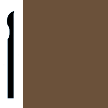 Picture of VPI Corp. - Low Dirt Retention Wallbase LDR2 4-inch Spice