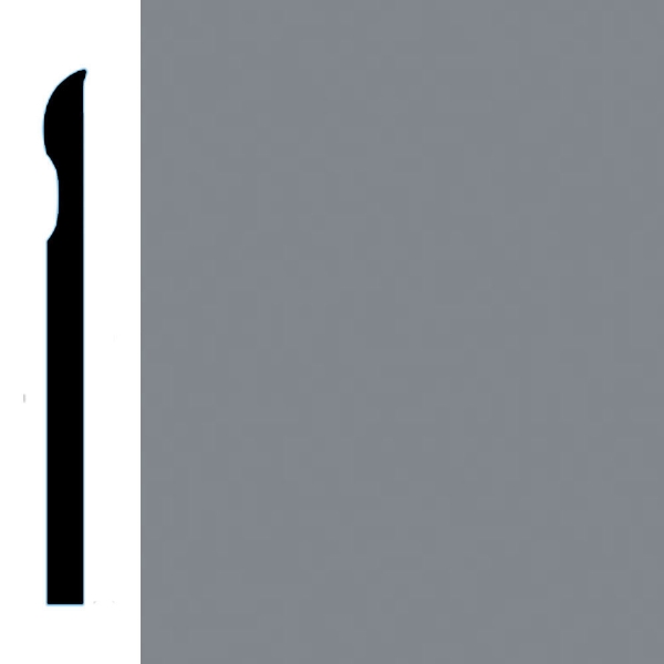 Picture of VPI Corp. - Low Dirt Retention Wallbase LDR2 4 1/2-inch Silver Sable