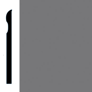 Picture of VPI Corp. - Low Dirt Retention Wallbase LDR2 4 1/2-inch Tudor Gray