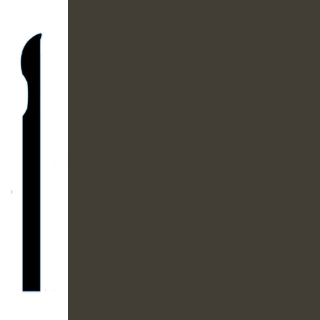 Picture of VPI Corp. - Low Dirt Retention Wallbase LDR2 6-inch Black Brown