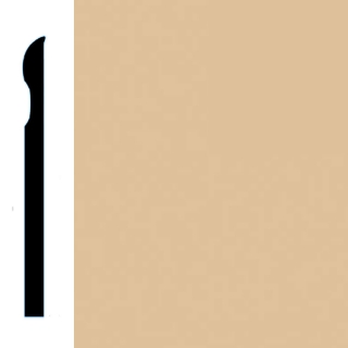 Picture of VPI Corp. - Low Dirt Retention Wallbase LDR2 6-inch Cafe Au Lait