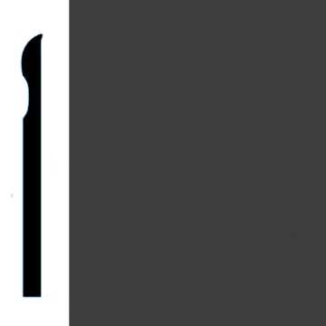 Picture of VPI Corp. - Low Dirt Retention Wallbase LDR2 6-inch Graphite