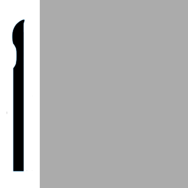 Picture of VPI Corp. - Low Dirt Retention Wallbase LDR2 6-inch London Gray