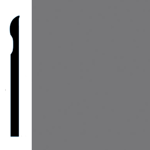 Picture of VPI Corp. - Low Dirt Retention Wallbase LDR2 6-inch Tudor Gray