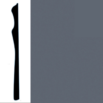 Picture of VPI Corp. - Low Dirt Retention Wallbase LDR3 4 1/2-inch Charcoal Slate