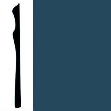 Picture of VPI Corp. - Low Dirt Retention Wallbase LDR3 4 1/2-inch Moroccan Blue