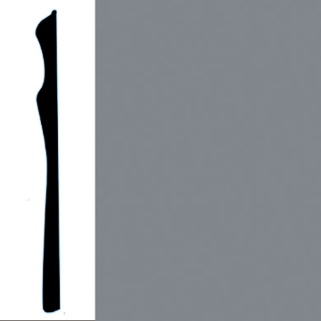 Picture of VPI Corp. - Low Dirt Retention Wallbase LDR3 4 1/2-inch Silver Sable