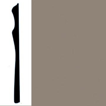 Picture of VPI Corp. - Low Dirt Retention Wallbase LDR3 4 1/2-inch Smoke