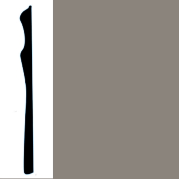 Picture of VPI Corp. - Low Dirt Retention Wallbase LDR3 6-inch Pewter