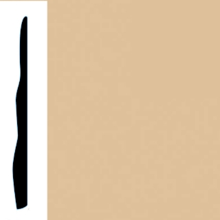 Picture of VPI Corp. - Low Dirt Retention Wallbase LDR4 4 1/2-inch Cafe Au Lait