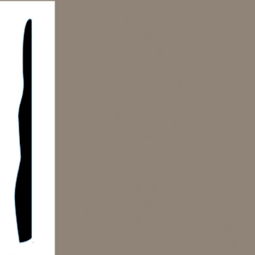 Picture of VPI Corp. - Low Dirt Retention Wallbase LDR4 4 1/2-inch Smoke