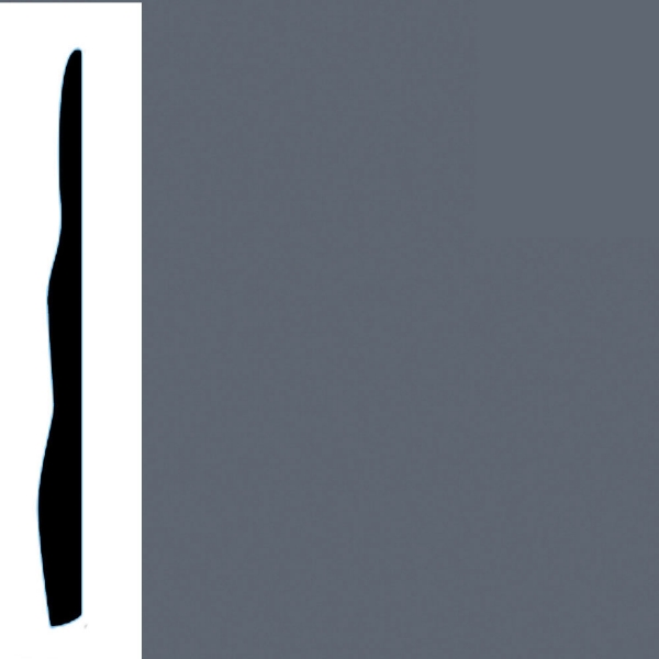 Picture of VPI Corp. - Low Dirt Retention Wallbase LDR4 5 1/2-inch Charcoal Slate